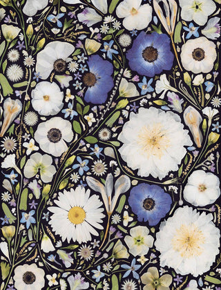 Beautiful Blooms Wrapping Paper Book: Trade Paperback