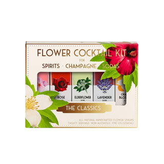 The Classics Flower Cocktail Kit 5-Pack Bundle Flower Syrups