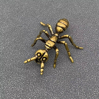 Vintage Brass Ant Desktop Figurine