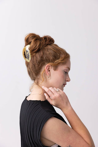 Rosehip Flower Hair Claw