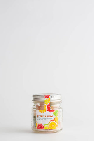 Citrus Buds Jar - 7.3 OZ (Lemon, Key Lime, Honeybell Orange, and Pink Grapefruit)