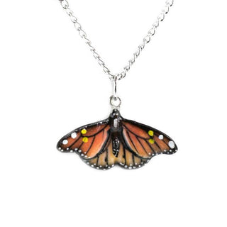 Monarch Butterfly Pendant Necklace