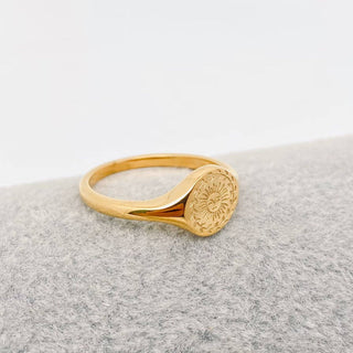 Celestial Sun 18K Gold Plated Ring