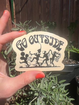 Go Outside Sticker - 3 Inch