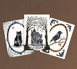 Antiquaria Mini Watercolor Kit: Haunted House