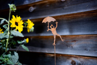 Frog with Umbrella Pick