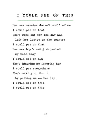 I Could Pee on This: And Other Poems By Cats