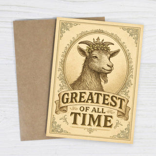 Greatest of All Time Appreciation Card