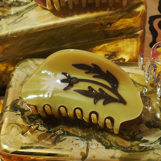 Rosehip Flower Hair Claw