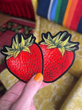 Strawberry Sticker - 3 Inch