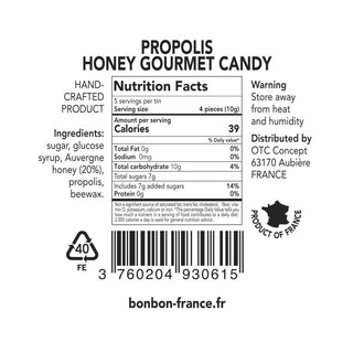 Saint-Ange Honey Propolis French Pastilles