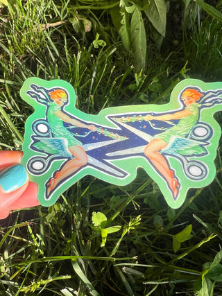 Sapphic Scissors Sticker - 3 Inch