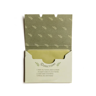 Paper Soap – Olive Oil Scent