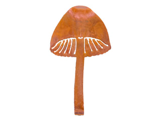 Mushroom Tab Metal Silhouette Garden Yard Art Home