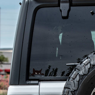 Sneaky Kitty Cat Vinyl Sticker