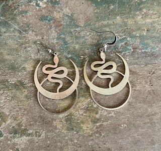 Luna Serpent Earrings