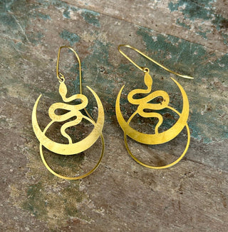 Luna Serpent Earrings