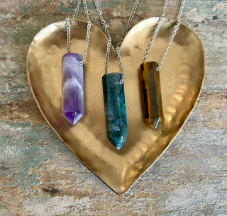 Gemstone Point Necklace