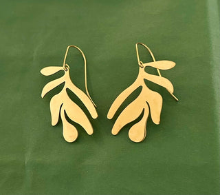 Modern Botanical Earrings