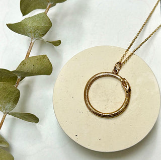 Ouroboros Snake Necklace