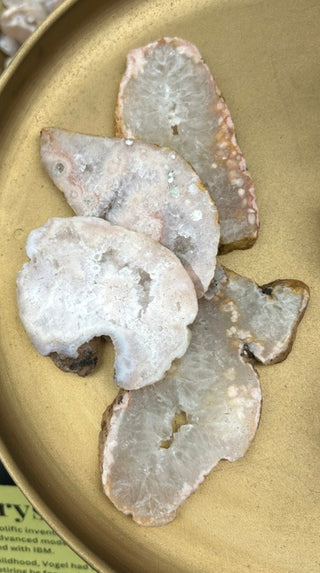 Pink Amethyst Flower Agate Slab
