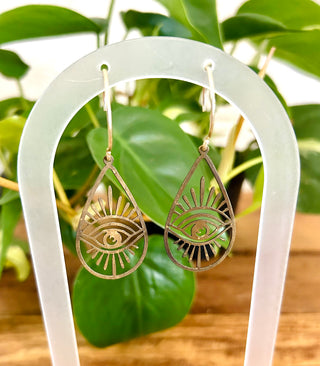 Eye Teardrop Earrings