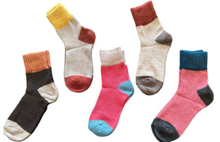 Cozy Knit Colorblock Socks