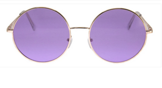 Haight Street Sunglasses - Gold/Purple