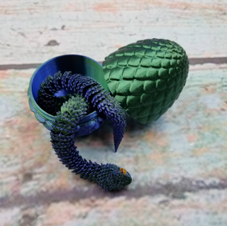 3D Printed Viper Dragon Egg Toy