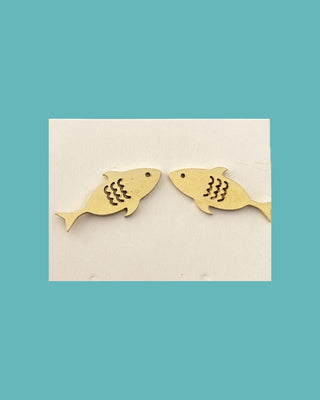 Assorted Brass Stud Earrings