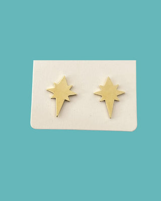 Assorted Brass Stud Earrings