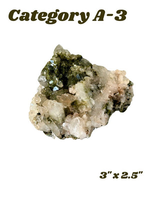 "Forest Fairy" Epidote w/ Quartz Specimen