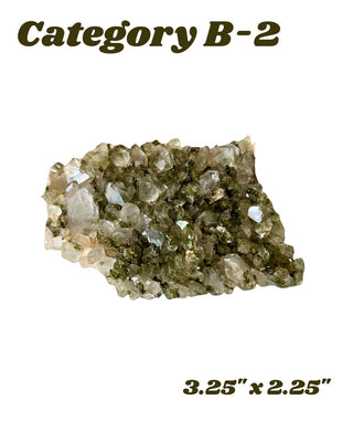 "Forest Fairy" Epidote w/ Quartz Specimen