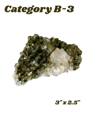 "Forest Fairy" Epidote w/ Quartz Specimen