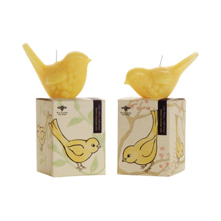 Song Bird Candles – 100% Pure Beeswax – Hand-Crafted: Upright