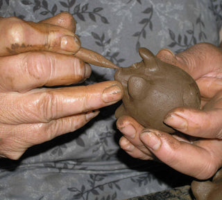 Good Luck Pig - "Chanchito", Dark Terra Cotta
