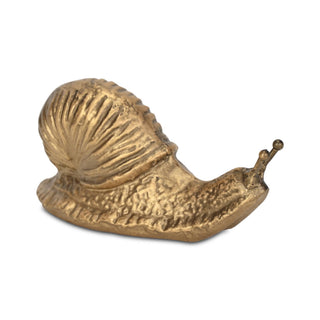 Verdor Golden Snail Cast Iron Decor