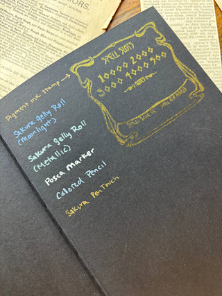 The Oracle - Black Paper Notebook