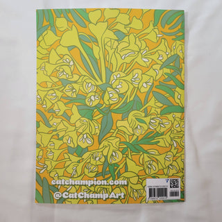 Cats & Plants Coloring Book