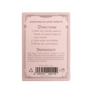 Paper Soap – Rose Scent