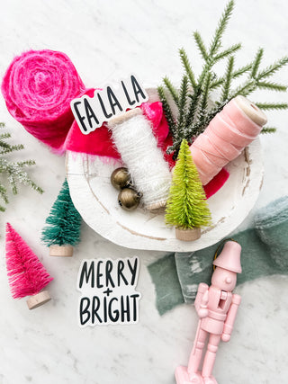 Colorful Mini Bottle Brush Tree