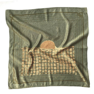 Surya Bandana: Light-Blue-Green