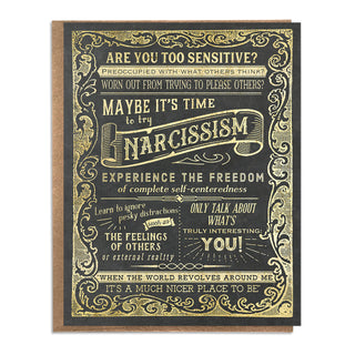 Try Narcissism Psychology Humor Funny Therapy