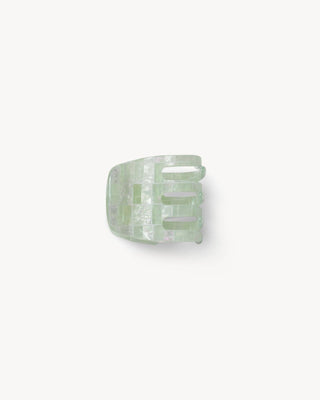 Mini Claw in Mint Shell Checker