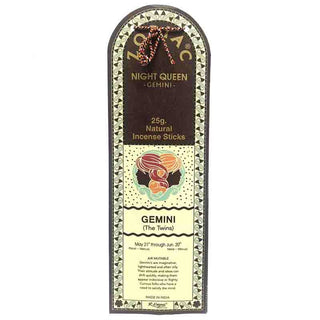 Zodiac Incense- Gemini: Night Queen