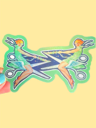 Sapphic Scissors Sticker - 3 Inch