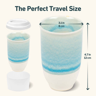 Lagoon Ceramic Travel Mug