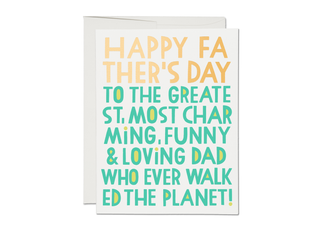 Most Charming Dad Father's Day Card