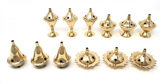 Assorted Brass Cone Incense Burner