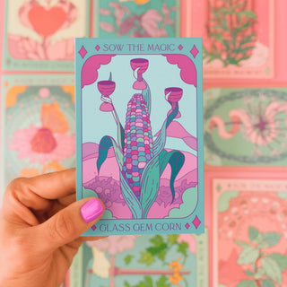 Glass Gem Corn Tarot Seed Packet